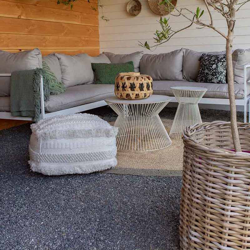 Beach pebbles zwart