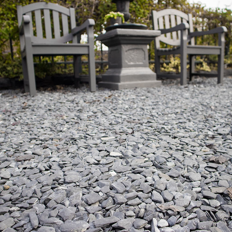 Flat pebbles zwart